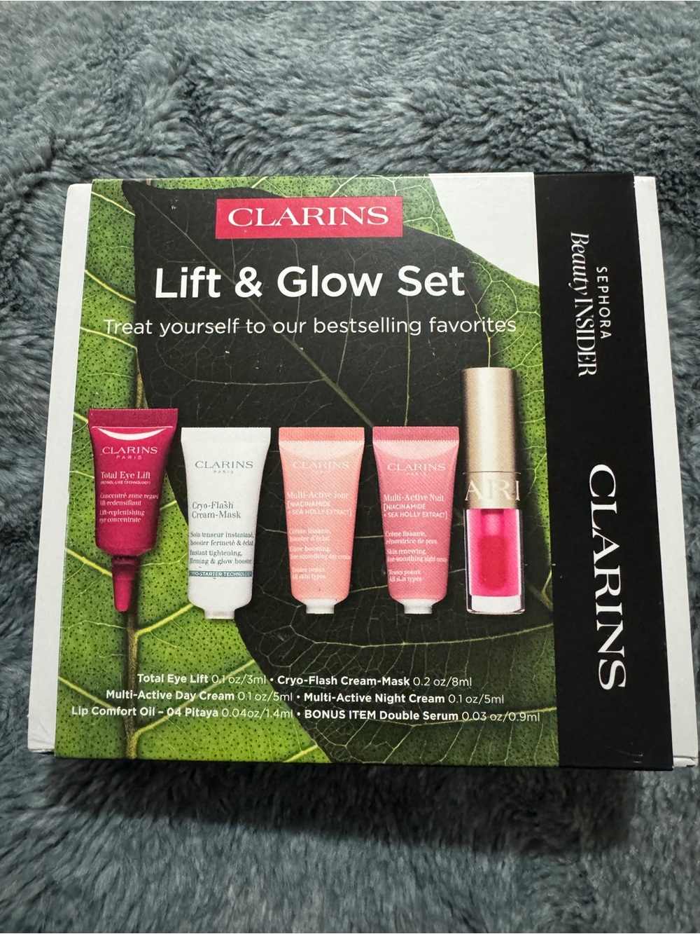 Clarins Lift & Glow Set – Travel Skincare Kit
